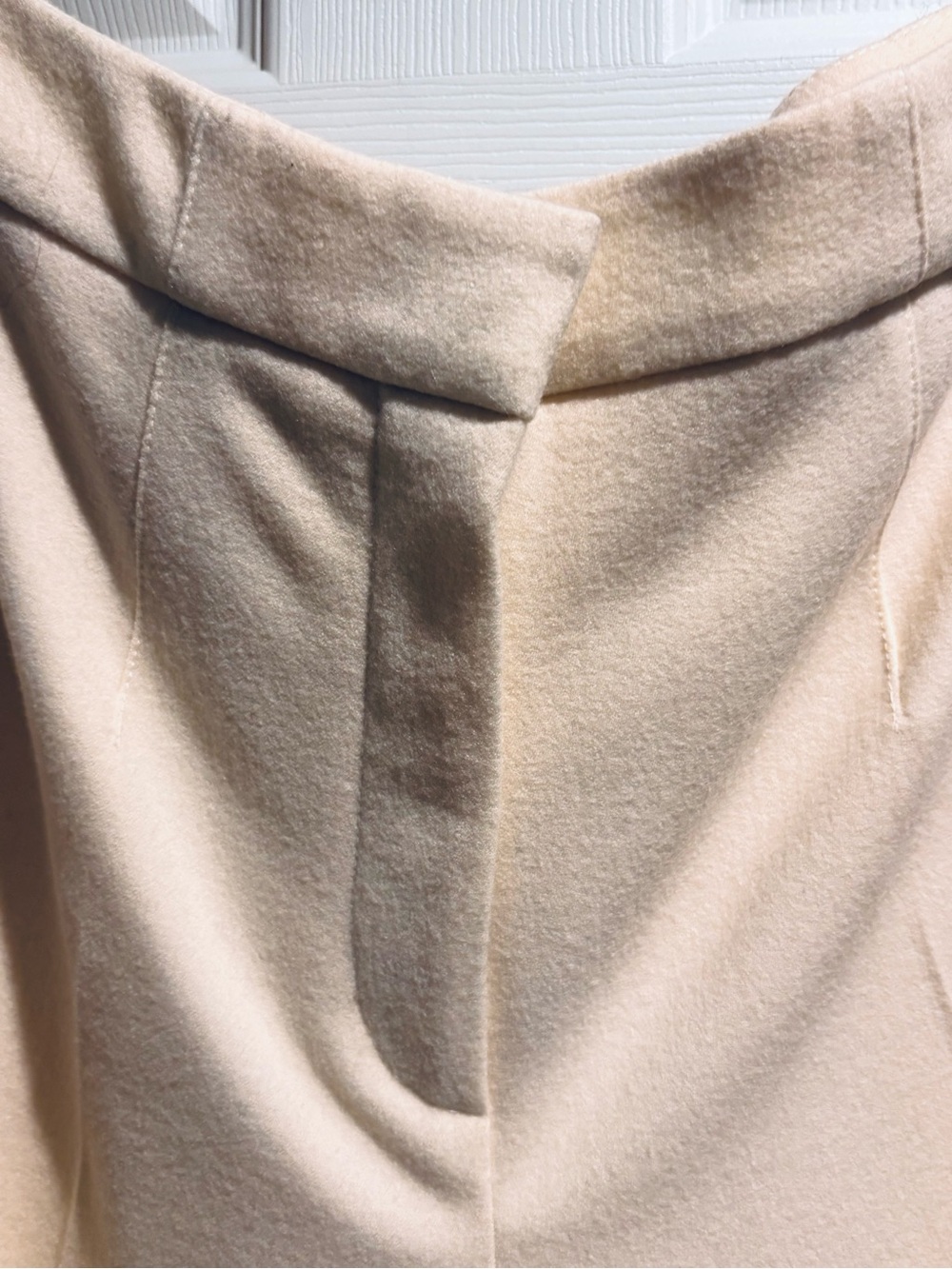 NWT CHANEL VintageEcru Wide-Leg Trousers